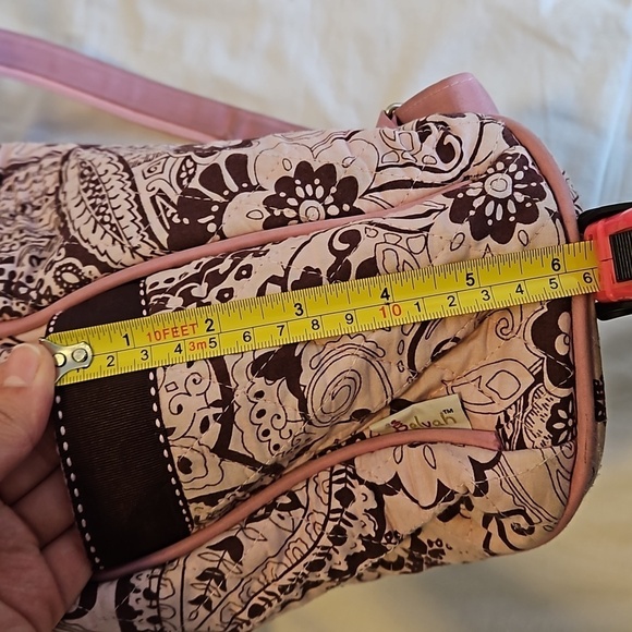 Pink and Brown Paisley Backpack - Picture 12 of 14